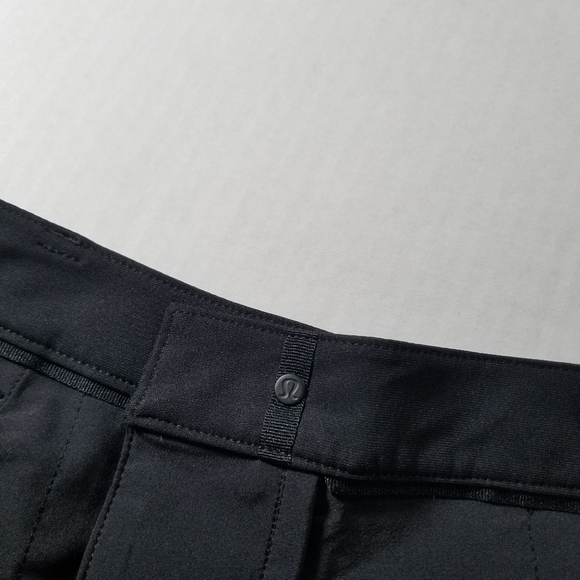 Lululemon ABC Pants Black 38x29 Warpstreme Chinos Flat Front Stretch 29" Inseam - Picture 7 of 10